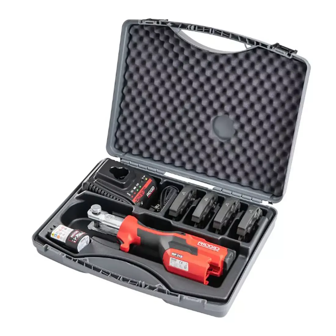 Ridgid 72558 RP 115 Battery Kit with ProPress & PureFlow Jaws (1/2  3/4)