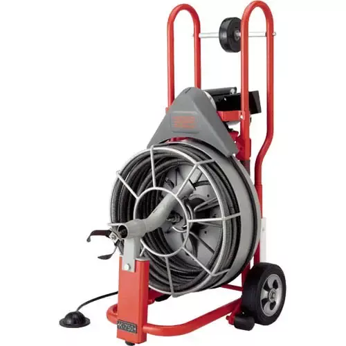 RIDGID 83557 5/8" (16 mm) Open Cage Drum Machine, 3-6 in. Drain Lines