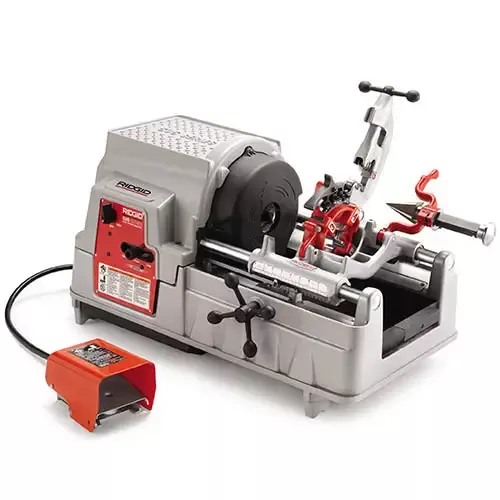 RIDGID 84097 535A-NPT-811A Automatic Chuck Pipe Threading Machine with 811A Die Head