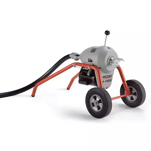 RIDGID K-1500B 23697 Sectional Drain Cleaning Machine, 2-8 in. Drain/Sewer Lines, 115V