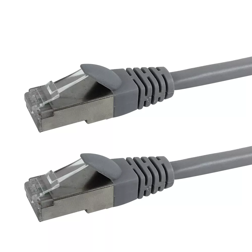 RJ45 Cat5E Stranded Shileded 26 awg Molded Patch Cable -Premium Fluke Patch Cable, Blu - 1 ft