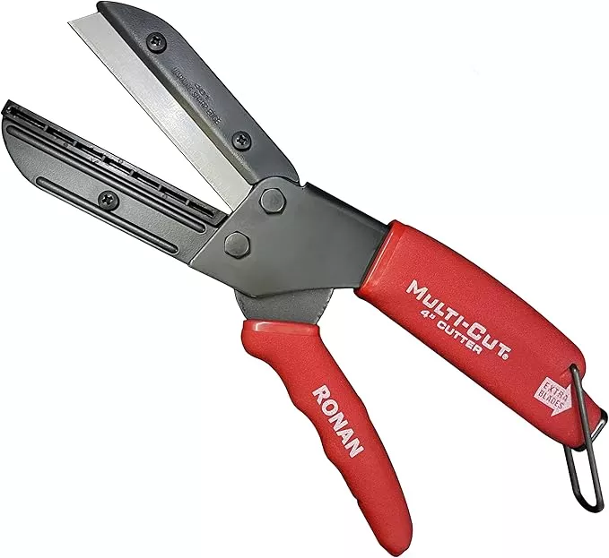Ronan Multi-Cut 401 Cutting Tool - Wood, Box, Branch, Plant, Plastic, Rope, Leather, Linoleum, Rubber Cutter, DIY Utility All Purpose Multi-Cutting Device
