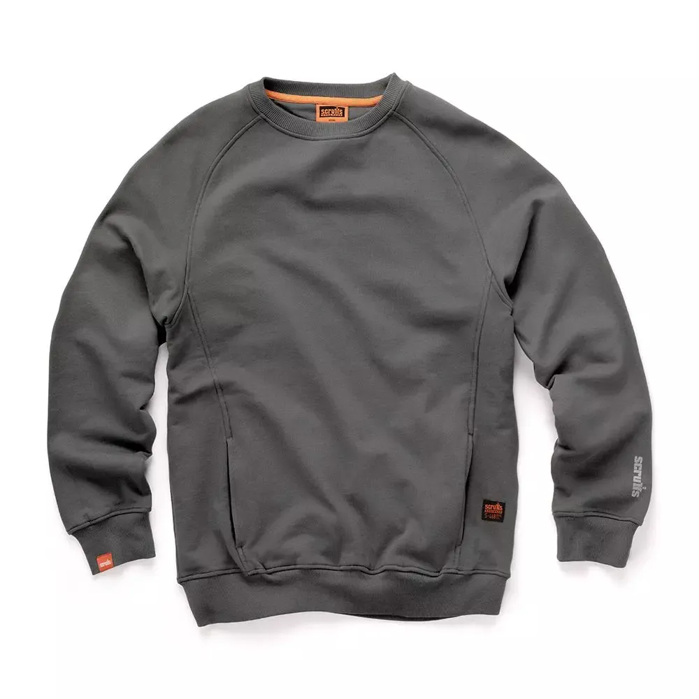 Scruffs Eco Worker Sweatshirt Graphite - Choose Size