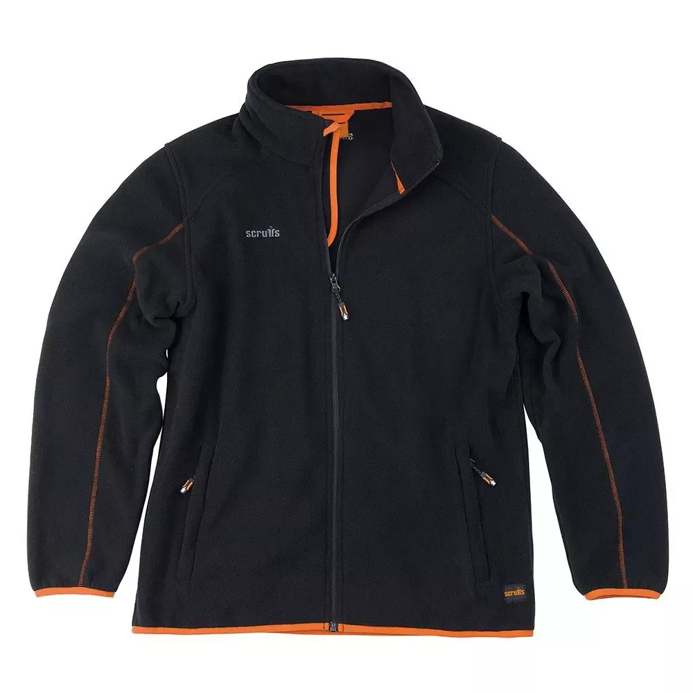 Scruffs Harbour Micro Fleece Jacket Black - Choose Size