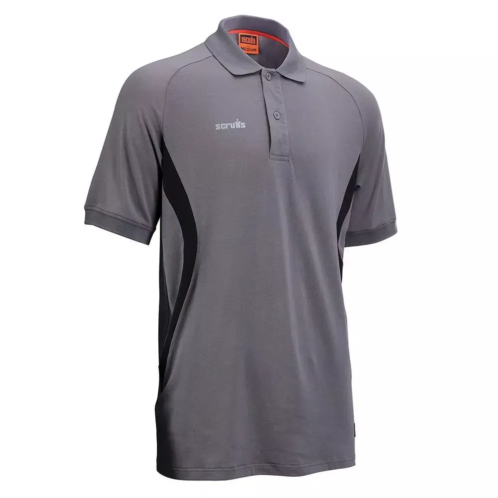 Scruffs Tech Polo Shirt Graphite - Choose Size