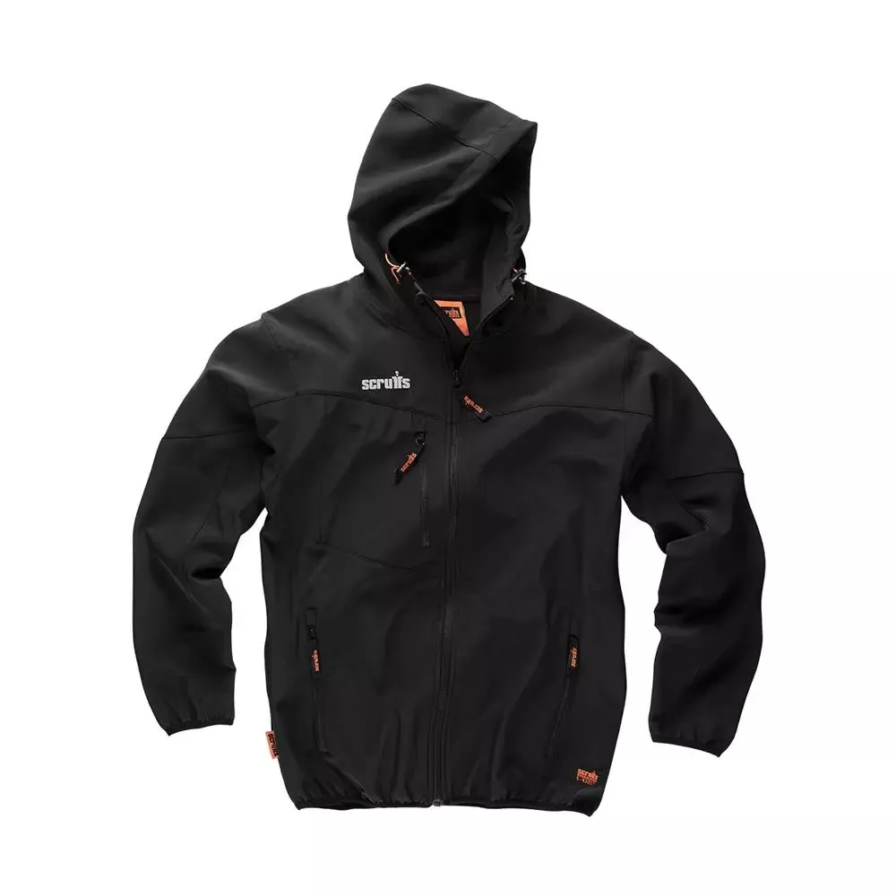 Scruffs Worker Softshell Jacket Black - Choose Size
