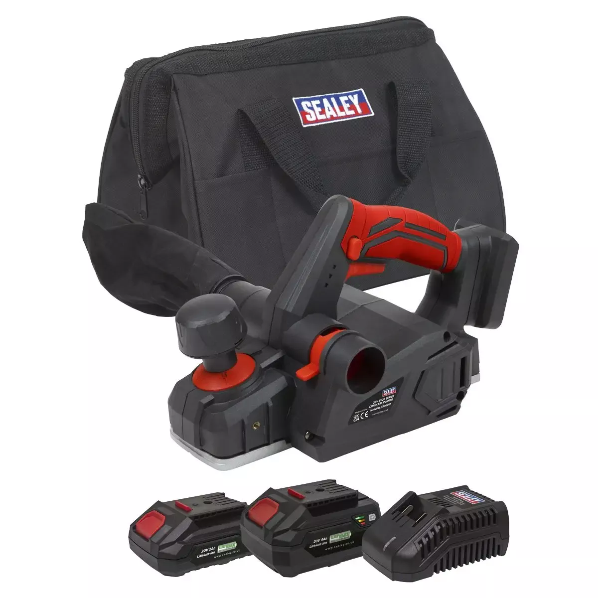 Sealey 20V SV20 Series Cordless Planer Kit - 2 Batteries