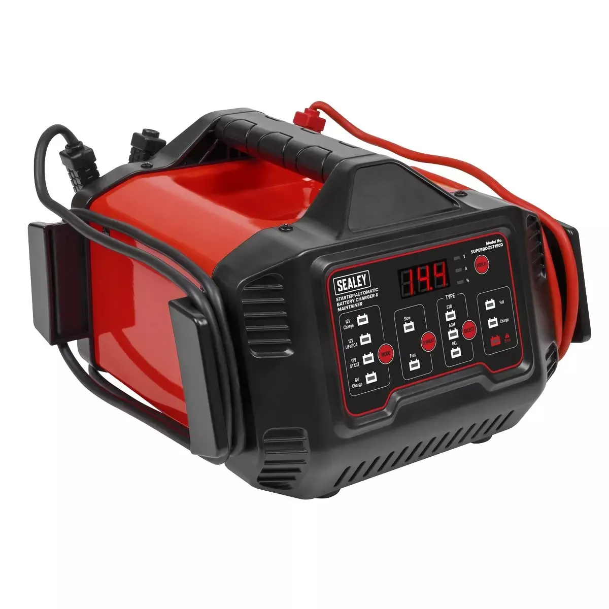 Sealey 6/12V 150A Starter/15AAutomatic Battery Charger & Maintainer