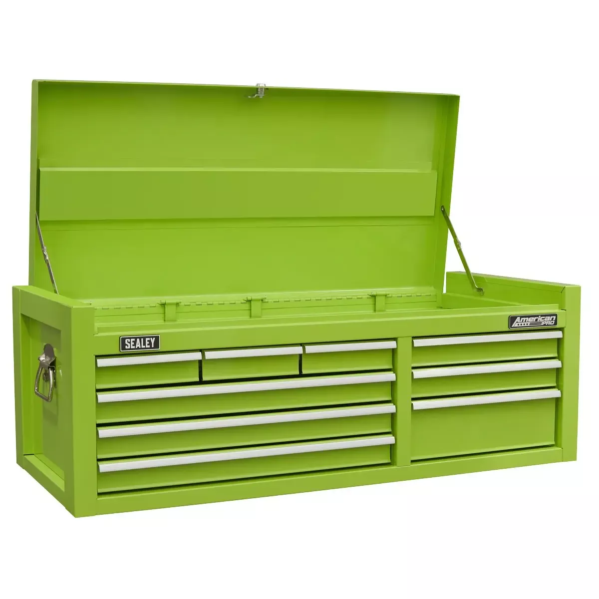 Sealey American Pro Topchest 9 Drawer with Ball Bearing Slides - Green