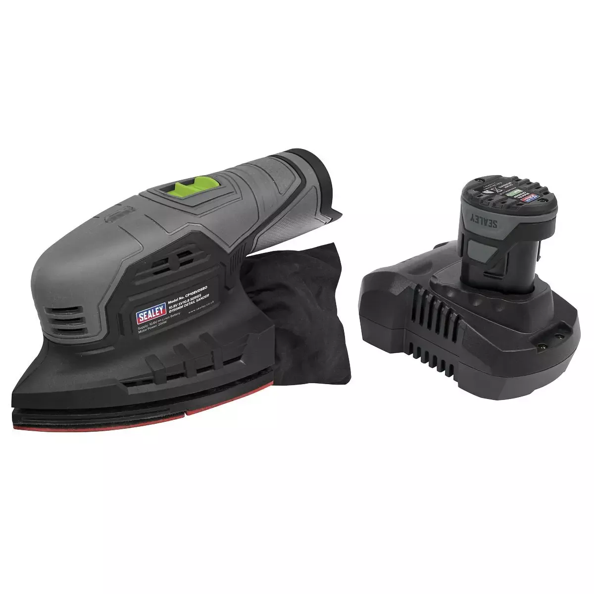 Sealey Cordless 150mm Detail Sander 10.8V 2Ah SV10.8