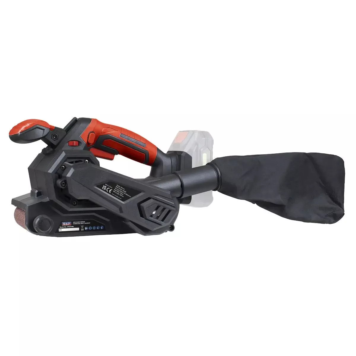 Sealey Cordless Belt Sander 20V SV20 Series 76mm - Body Only
