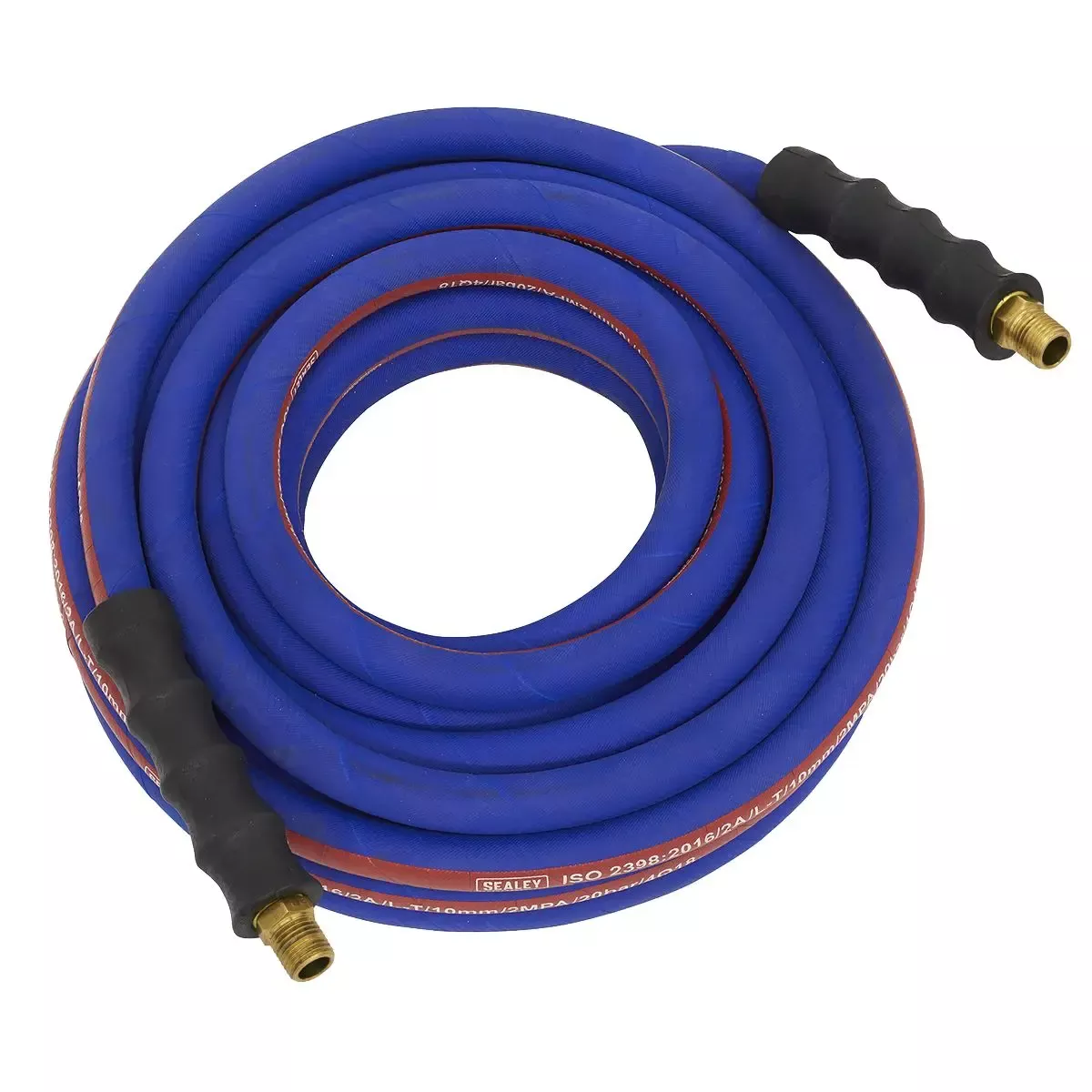 Sealey Extra-Heavy-Duty Air Hose with 1/4"BSP Unions 30m x 10mm