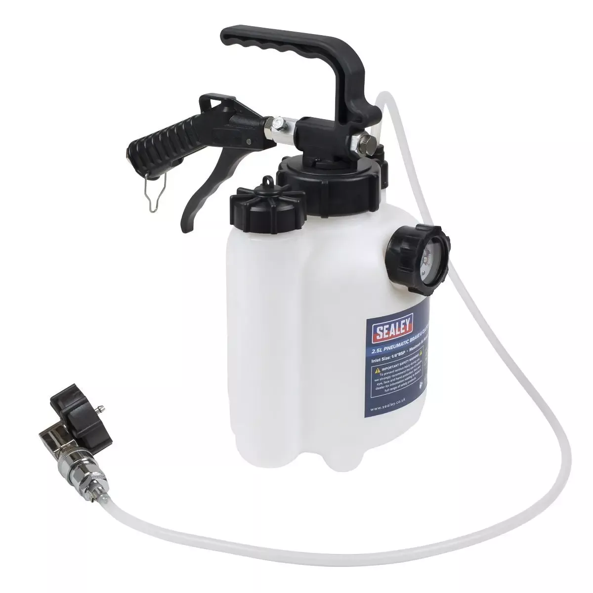 Sealey Pneumatic Brake & Clutch Bleeder 2.5L