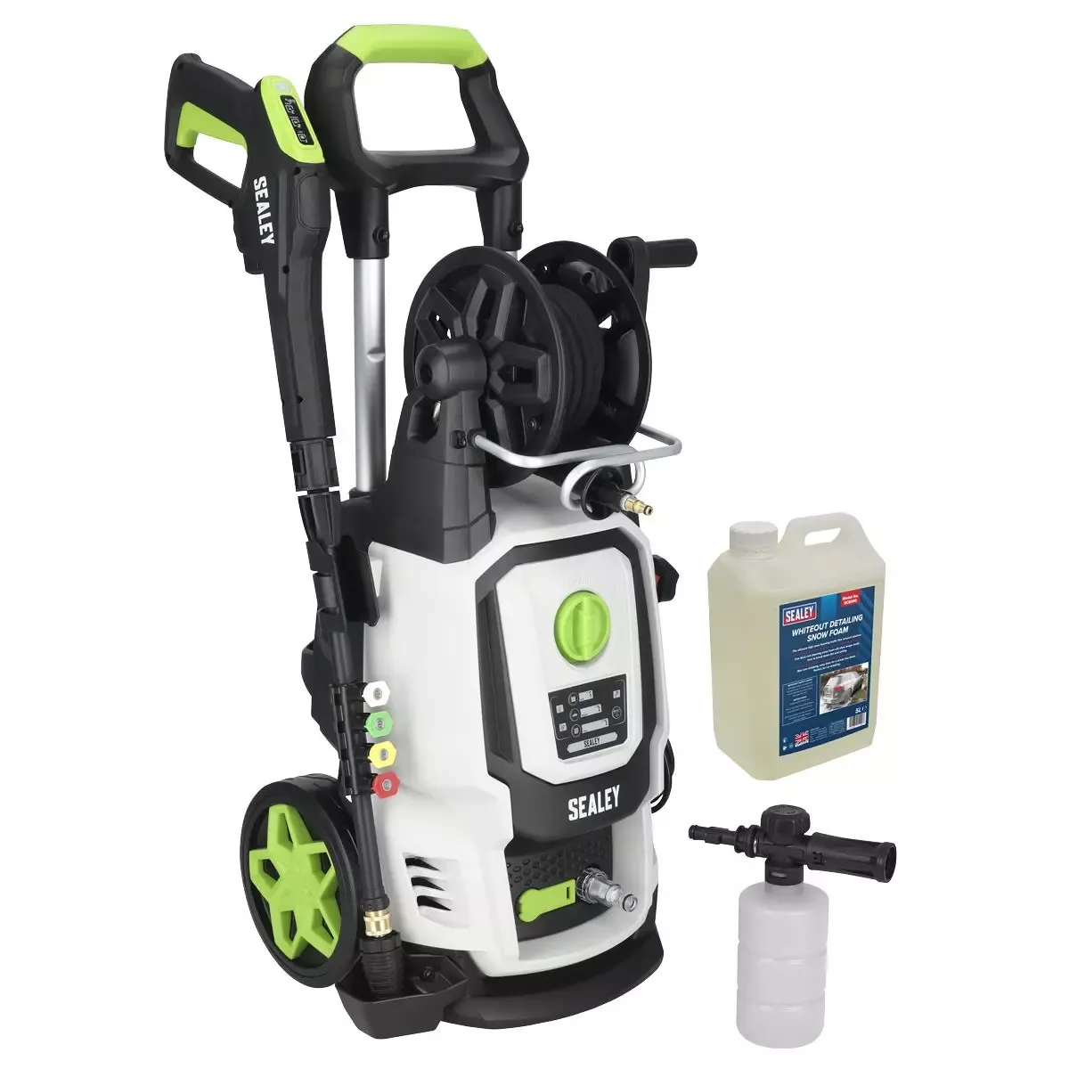 Sealey Pressure Washer 170bar 450L/hr with Snow Foam