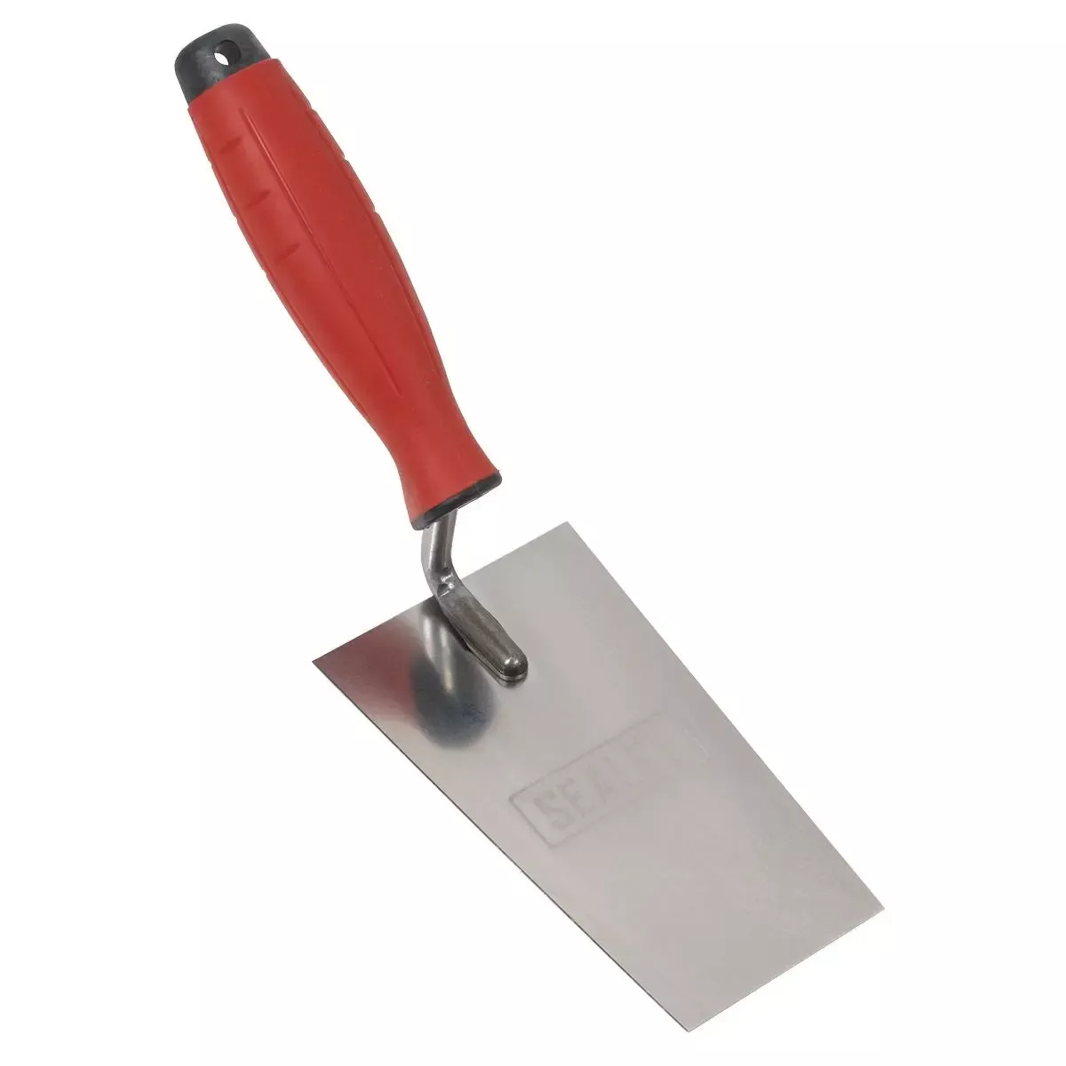Sealey Stainless Steel Filler Trowel- Rubber Handle - 140mm