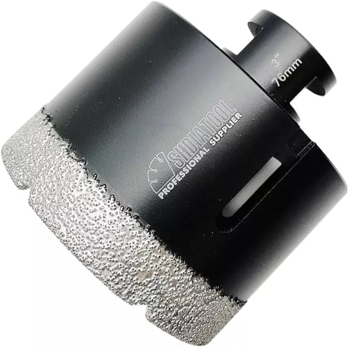 SHDIATOOL Diamond Core Drill Bits 3 Inch for Porcelain Ceramic Tile Marble Brick Vacuum Brazed Hole Saw 76mm