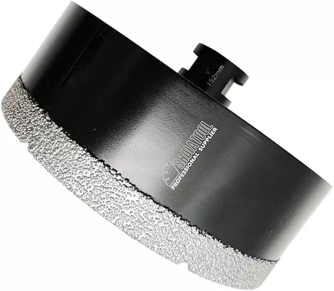 SHDIATOOL Diamond Core Drill Bits 6 Inch for Porcelain Ceramic Tile Marble Brick Vacuum Brazed Hole Saw 152mm