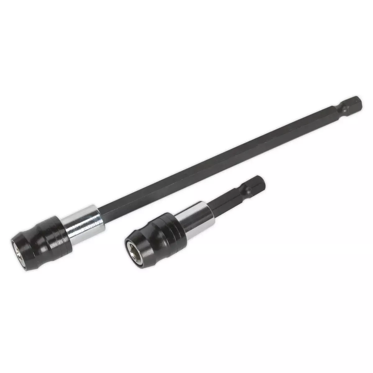 Siegen 2 Piece Quick Chuck Bit Holder Set 1/4" Hex Drive 60 & 150mm