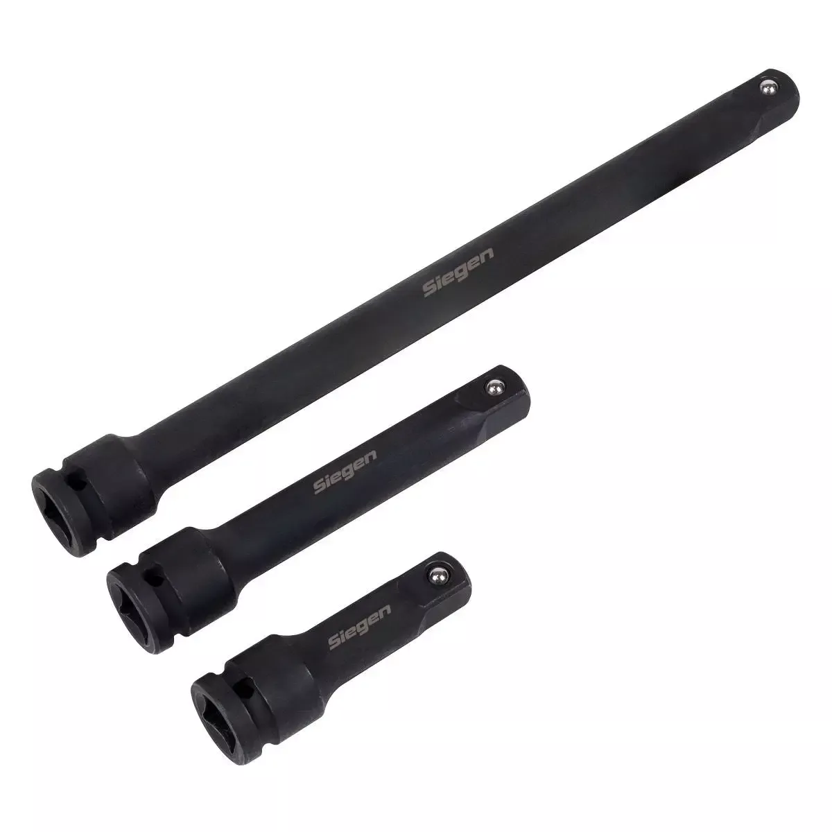 Siegen by Sealey Impact Extension Bar Set 1/2"Sq Drive 3pc