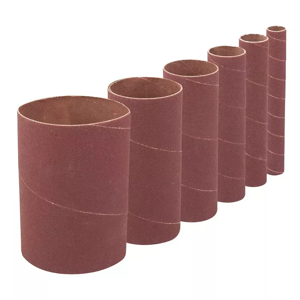Silverline Bobbin Sleeves Set 6pce 114mm 80 Grit 275488
