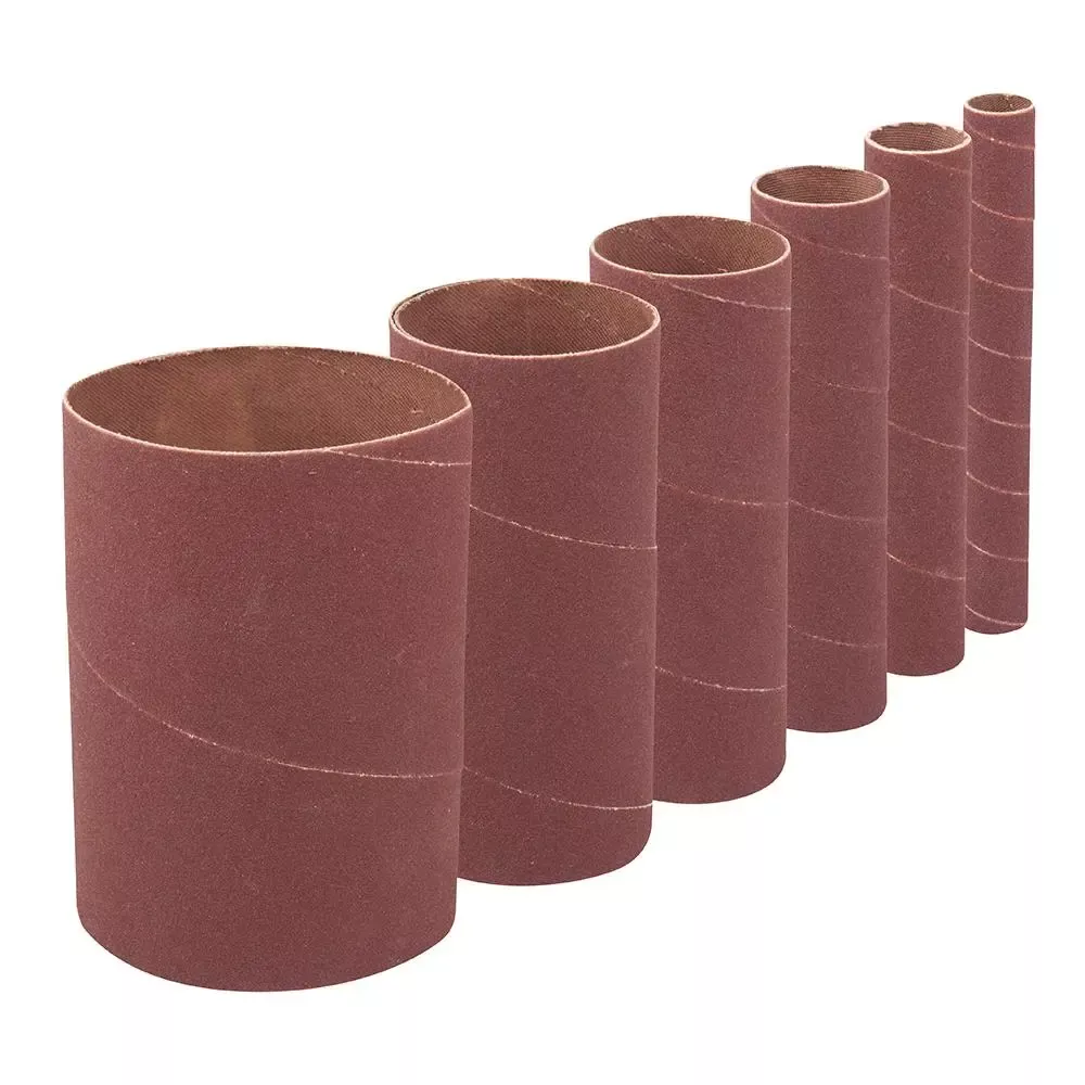 Silverline Bobbin Sleeves Set 6pce 90mm 120 Grit 275267