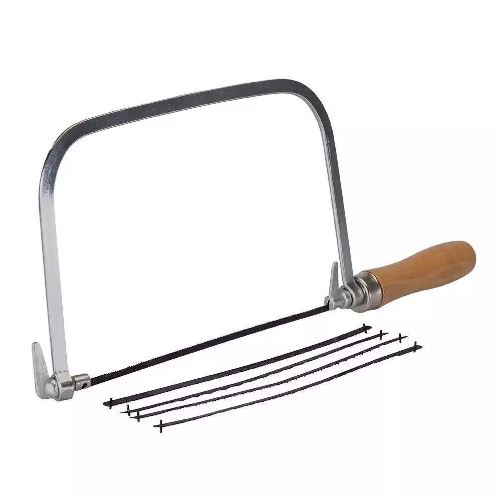 Silverline Coping Saw & 5 Blades 170mm SW45