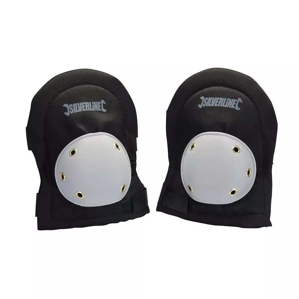 Silverline Hard Cap Knee Pads Adjustable 633596