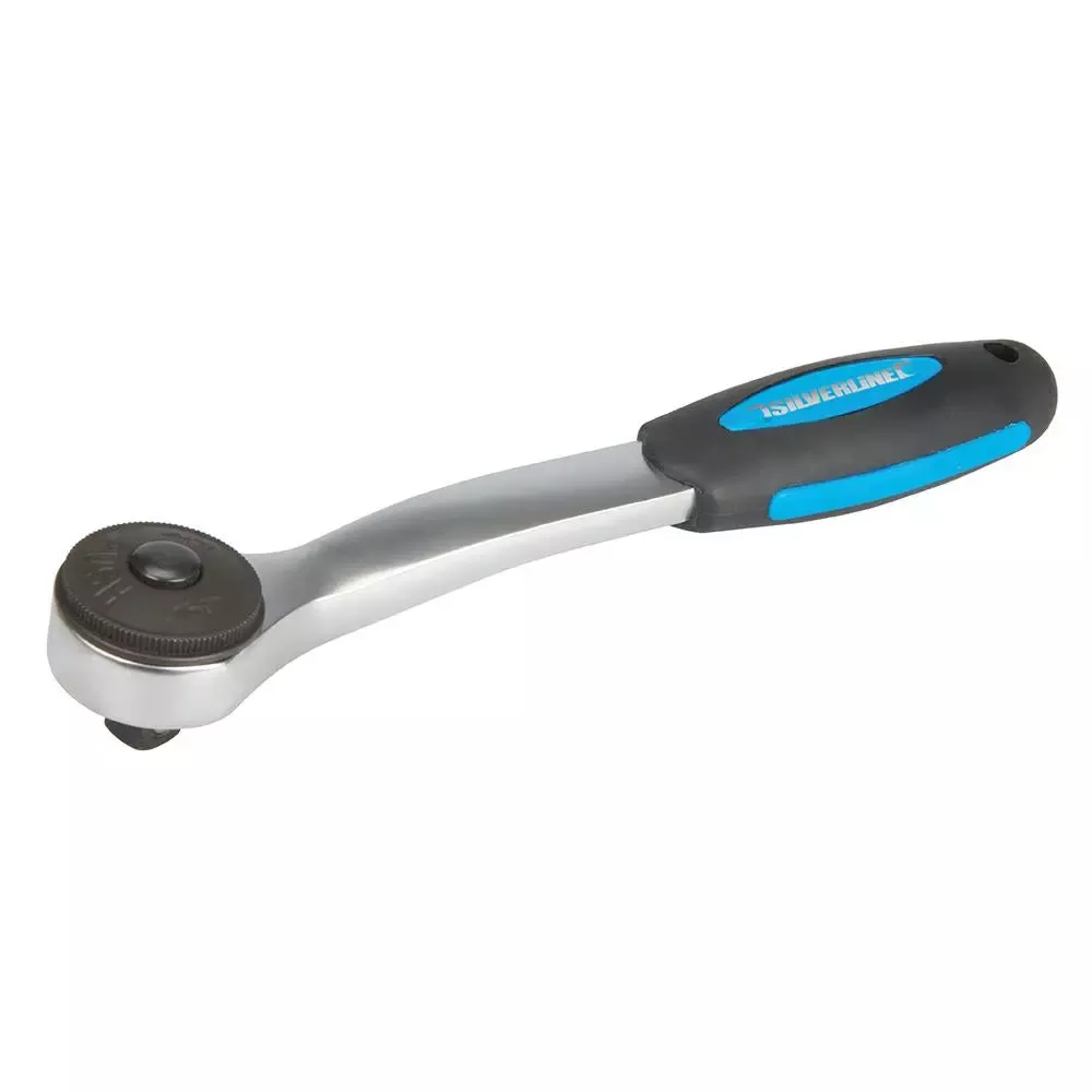 Silverline Heavy Duty Ratchet Handle 3/8" / 200mm 380862
