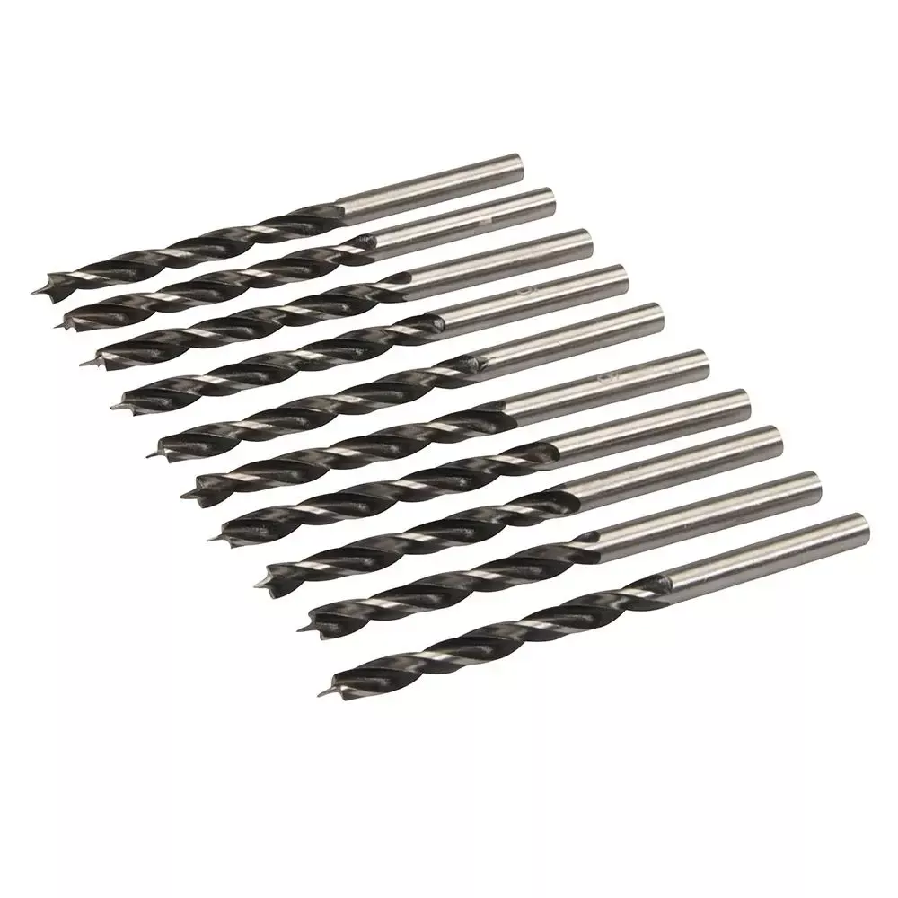 Silverline Lip & Spur Drill Bits 10pk 5mm 637440