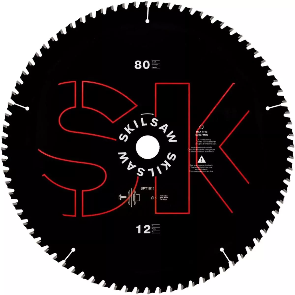 SKIL SPT1011 12 in. X 80-Tooth Miter Saw Blade