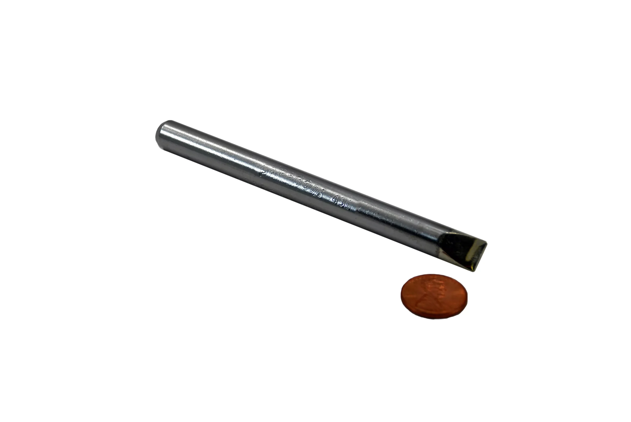 Soldering Iron Tip, Chisel Style, (3/8" x 4-3/8")