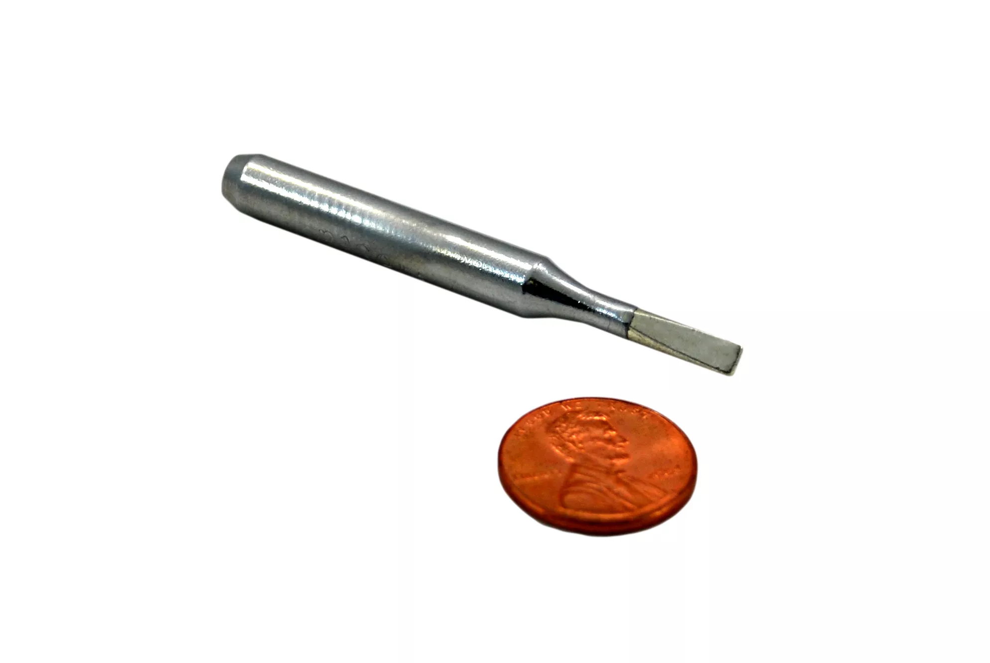 Soldering Iron Tip, Turned-down Screwdriver Style (1/4" x 2-1/4")