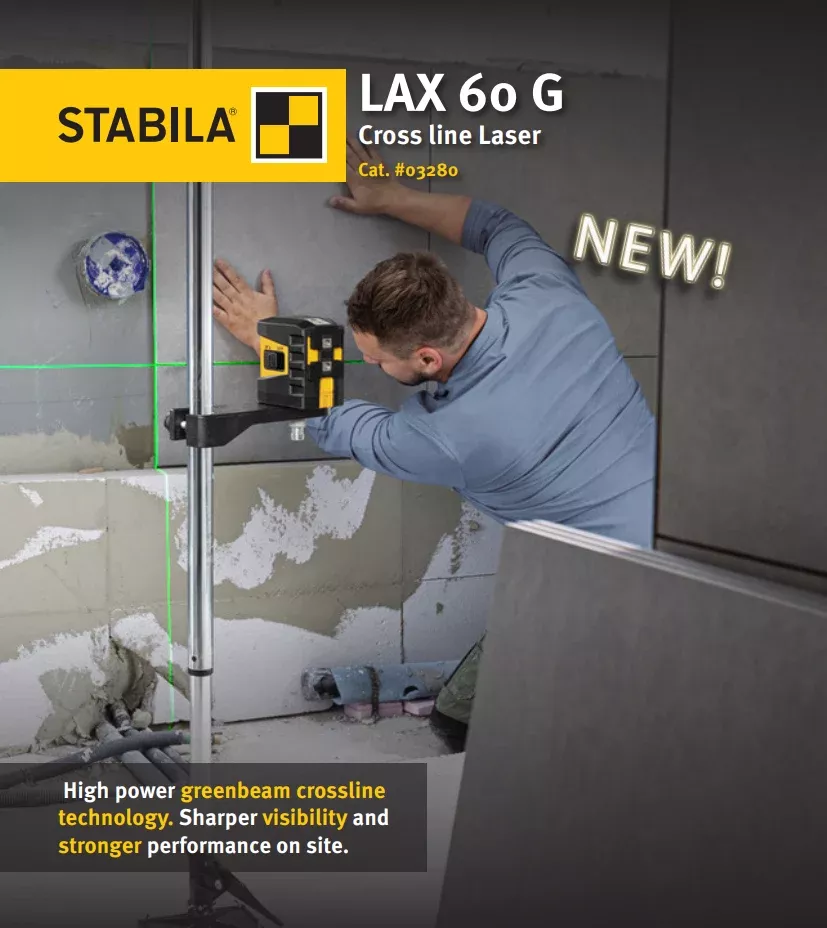 STABILA LAX 60 G Cross Beam Laser 03280