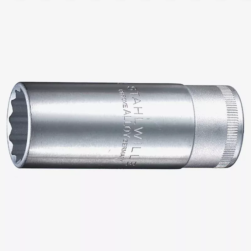 Stahlwille 51 Extra Deep Socket, 1/2" Drive, 12 Point, 27 mm