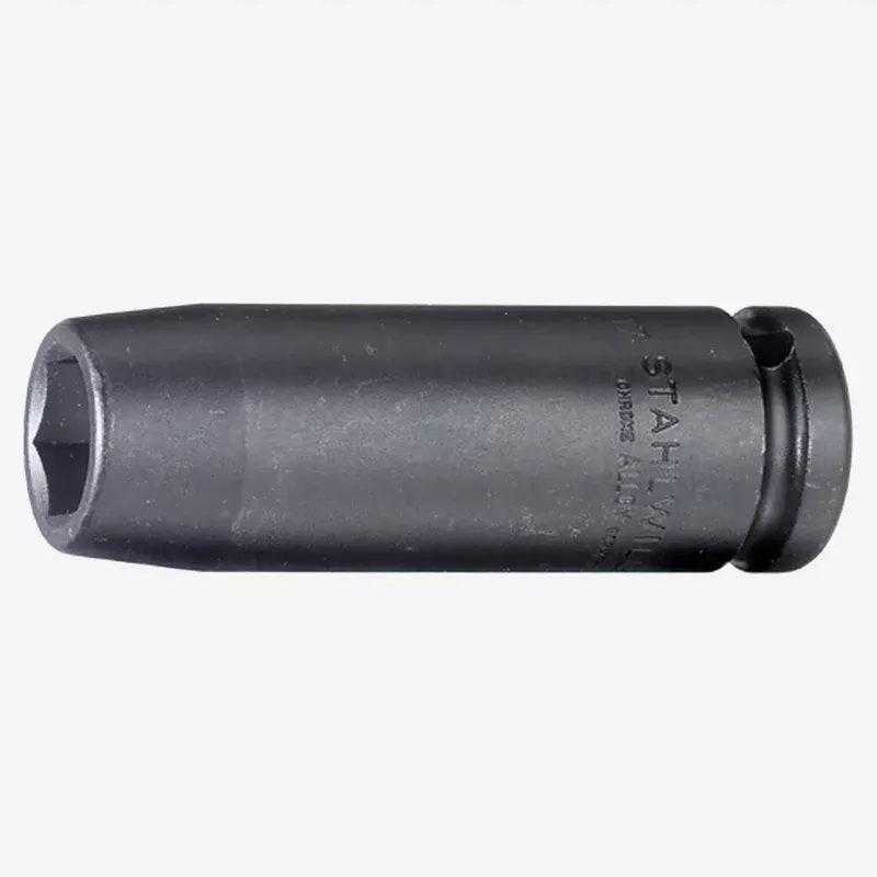 Stahlwille 51IMP Extra Deep Impact Socket, 1/2" Drive, 21 mm