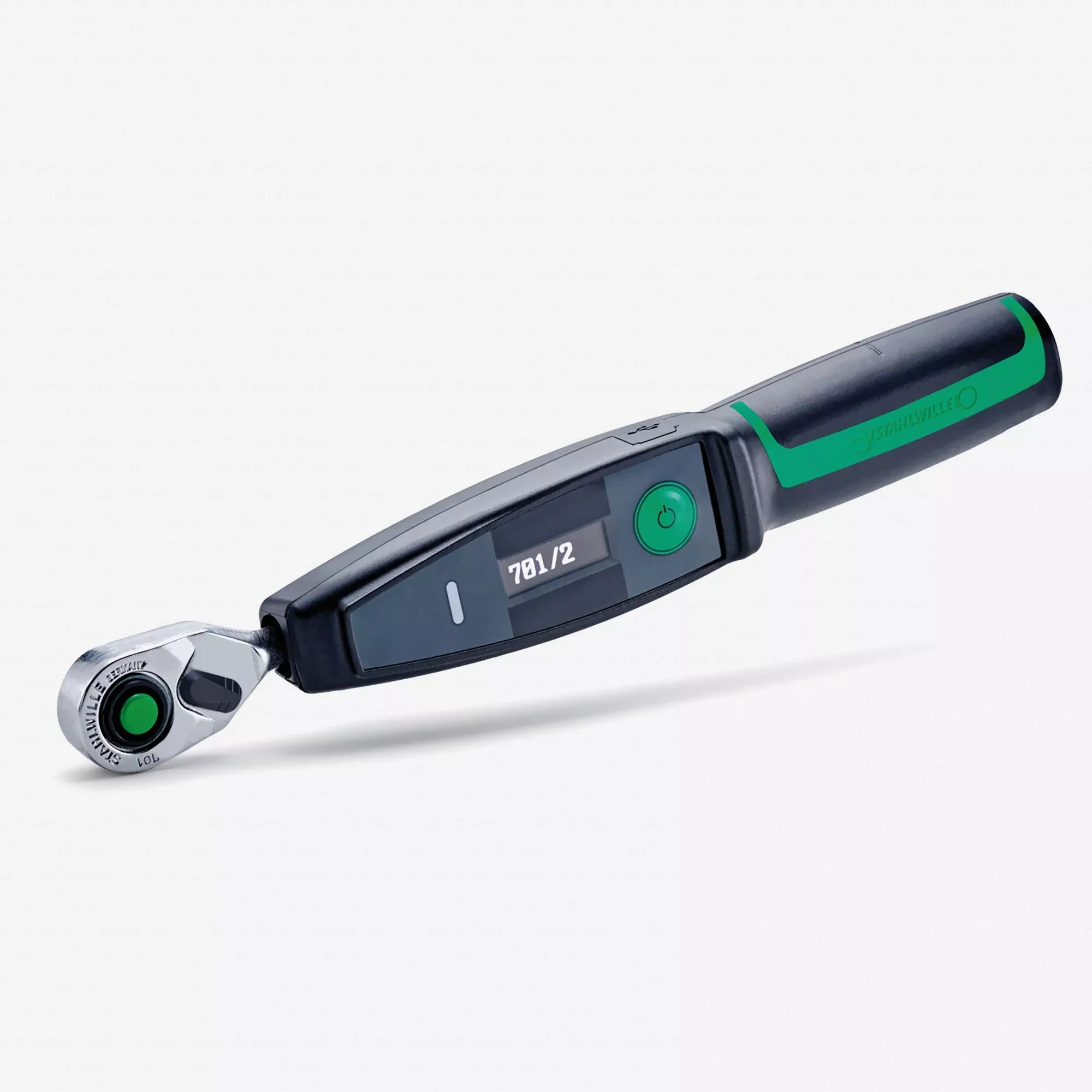 Stahlwille 701/2 Electronic Torque Wrench SENSOTORK with Permanently Installed Fine-Tooth Ratchet