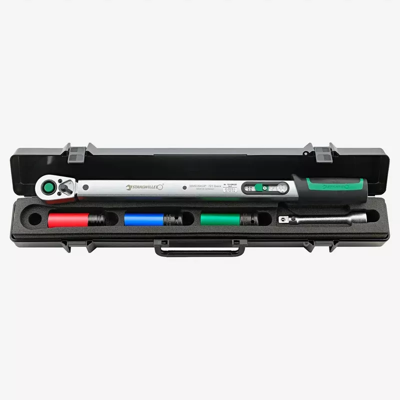 Stahlwille 721QR/20/3/1 Torque Wrench, Quick Wheel Fitting Set, 1/2" Drive