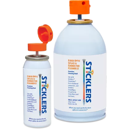 Sticklers Fiber Optic Splice and Connector Cleaner II, 10 oz. pump can