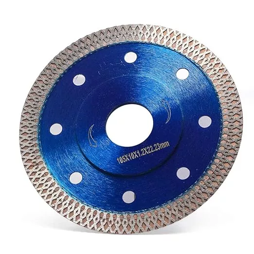 Super Thin Diamond Tile Blade Porcelain Saw Blade for Cutting Porcelain Tile Granite Marbles (7")