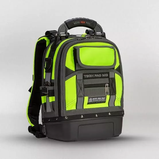 TECH PAC MC HI-VIZ YELLOW Medium Compact Tool Backpack