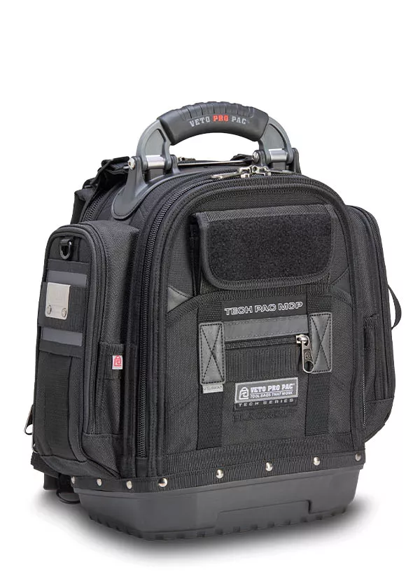 TECH PAC MCP Blackout Compact Tool Backpack with Meter Pockets
