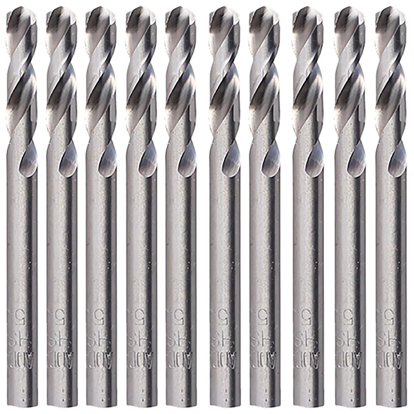 TIMCO Drill Bits HSS M2 Ground Stub 10 Pack Tube 3.2-5.0mm Choose Size