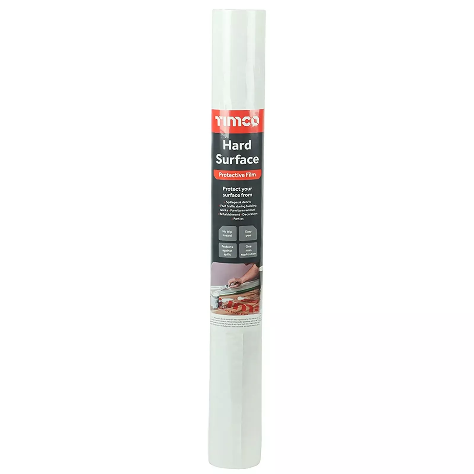 TIMCO Hard Surface Protective Film 25m x 600mm Roll