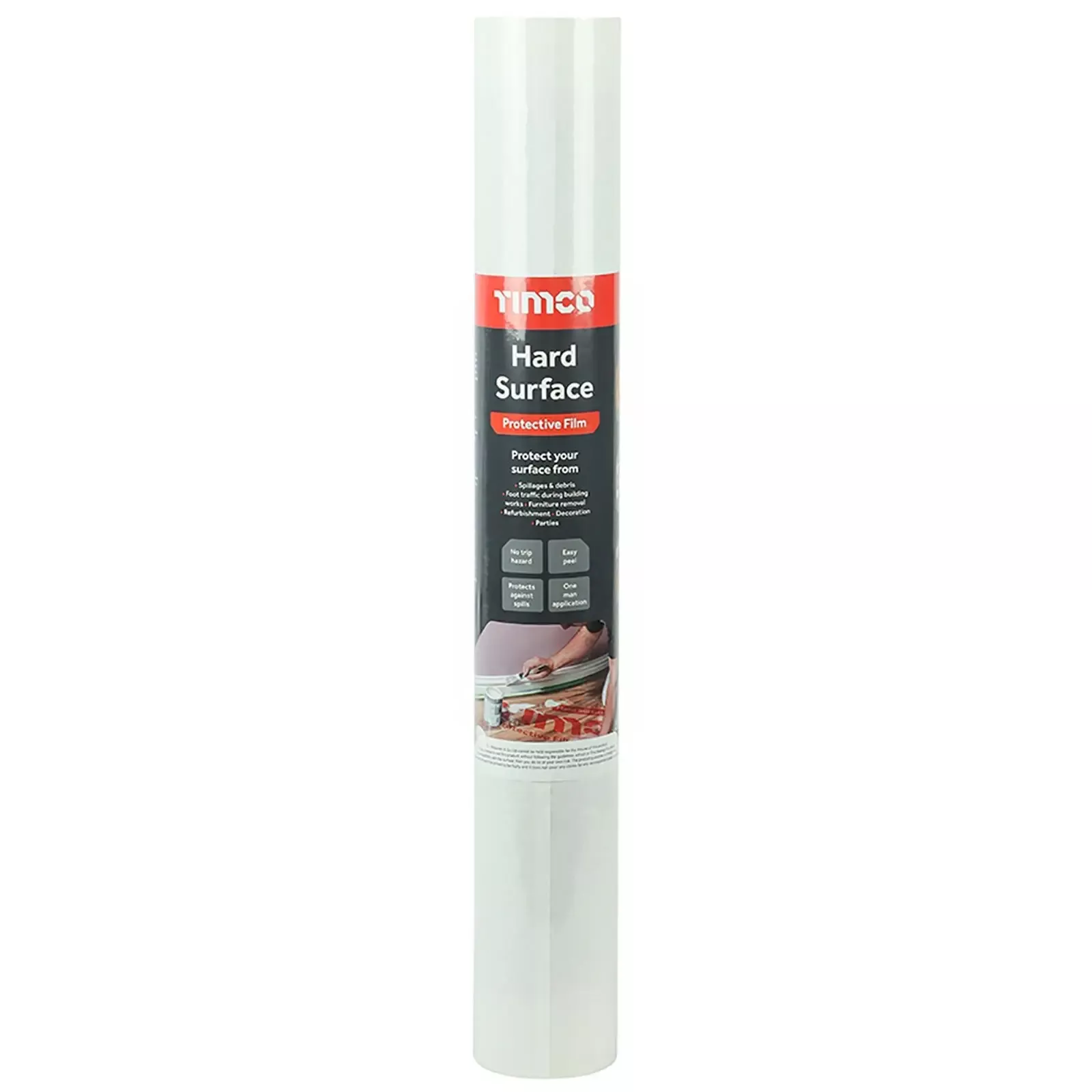 TIMCO Hard Surface Protective Film 50m x 600mm Roll
