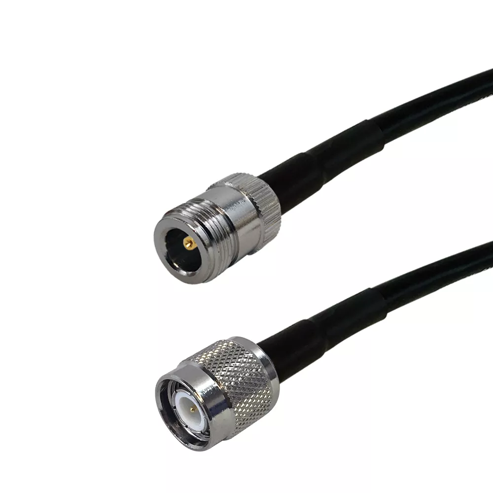 Times Microwave LMR-195 N-Type Female to TNC Male Cable - 1 ft