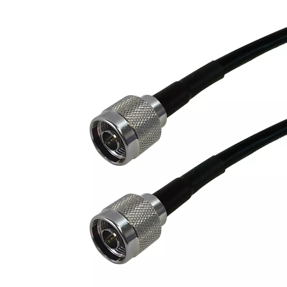 Times Microwave LMR-195 N-Type Male to N-Type Male Cable - 6 Inch