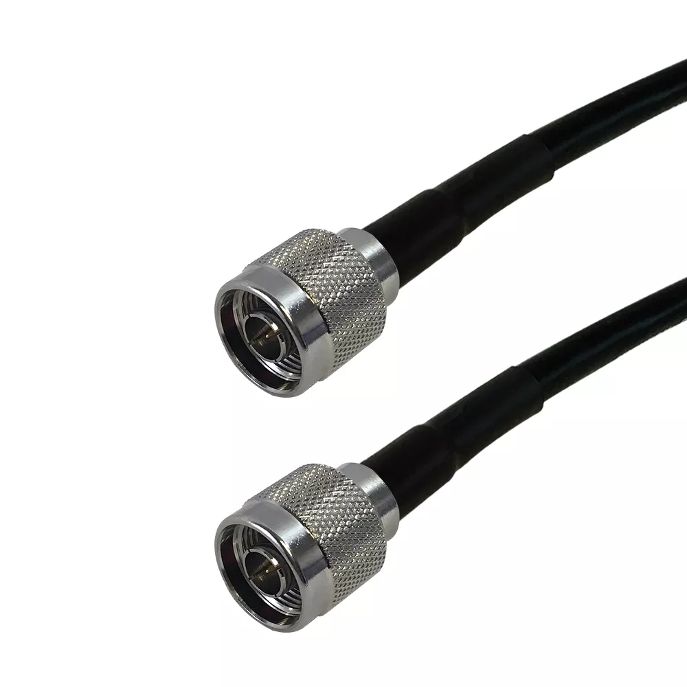 Times Microwave LMR-240 N-Type Male to N-Type Male Cable - 1 ft
