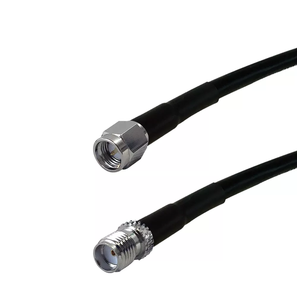 Times Microwave LMR-240 SMA Male to SMA Female Cable - 1.5 ft