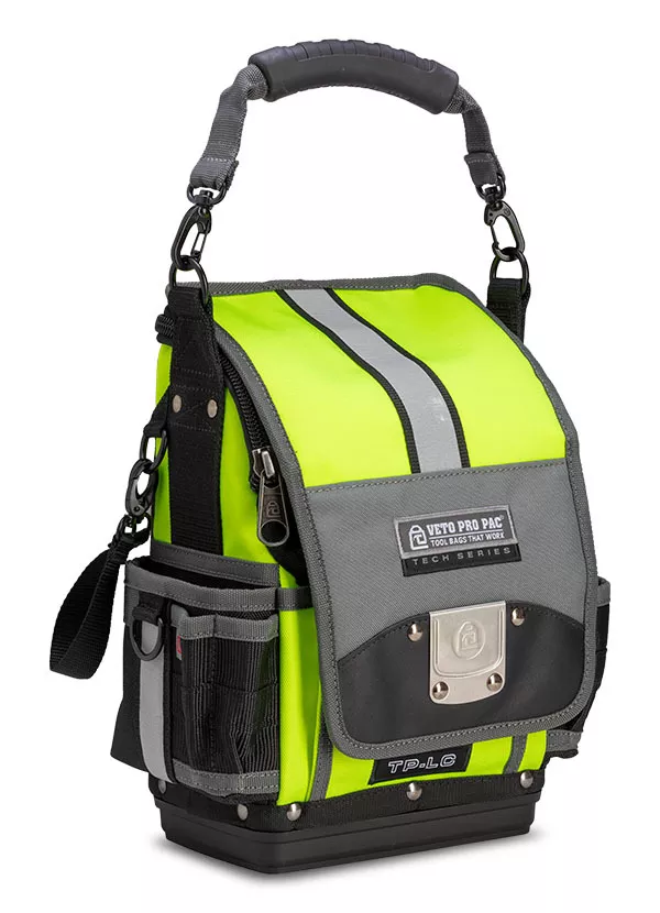 TP-LC HI-VIZ YELLOWMedium Zippered Tool Pouch