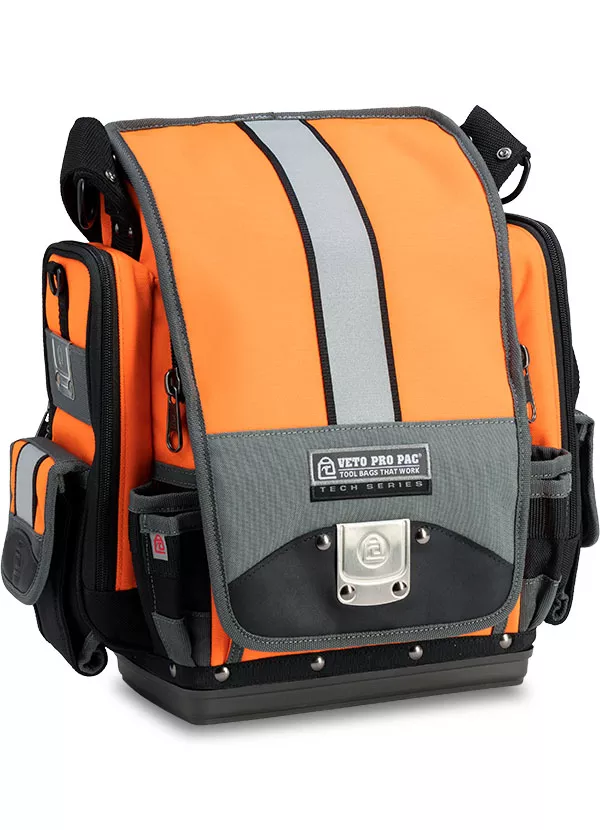 TP-XXL HI-VIZ ORANGE Extra Large Zippered Tool Pouch